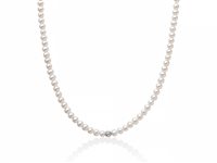 Collana Miluna Donna COLLANE PERLE BOULE E FANTASIA in Oro Perla PCL6315